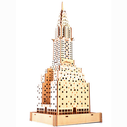 Chrysler Building Wooden Toy