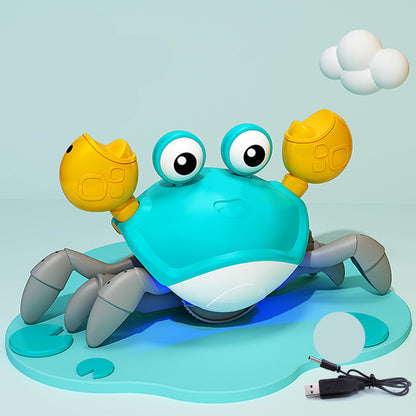 Rechargeable Electric Musical Children's Interactive, learn To Climb Crab Toy