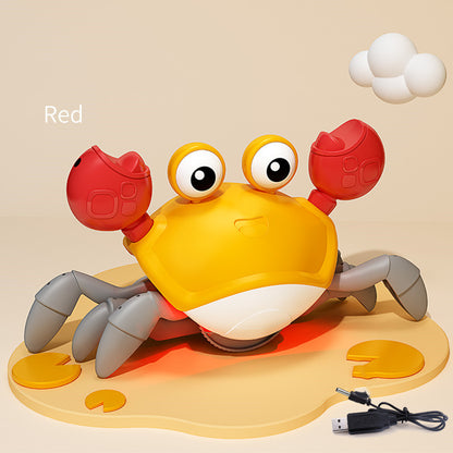 Rechargeable Electric Musical Children's Interactive, learn To Climb Crab Toy