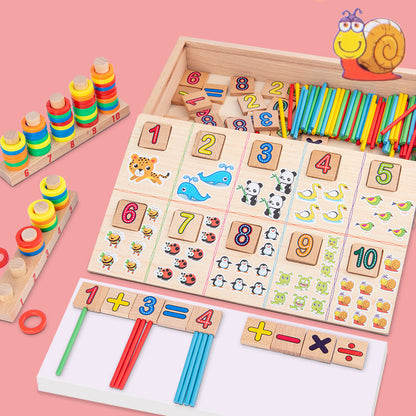 Children's Educational Toy, Wooden Learning Box