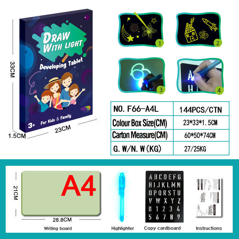 3D Magic 8 Light Effects Puzzle Board Sketchpad