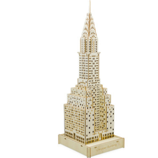 Chrysler Building Wooden Toy