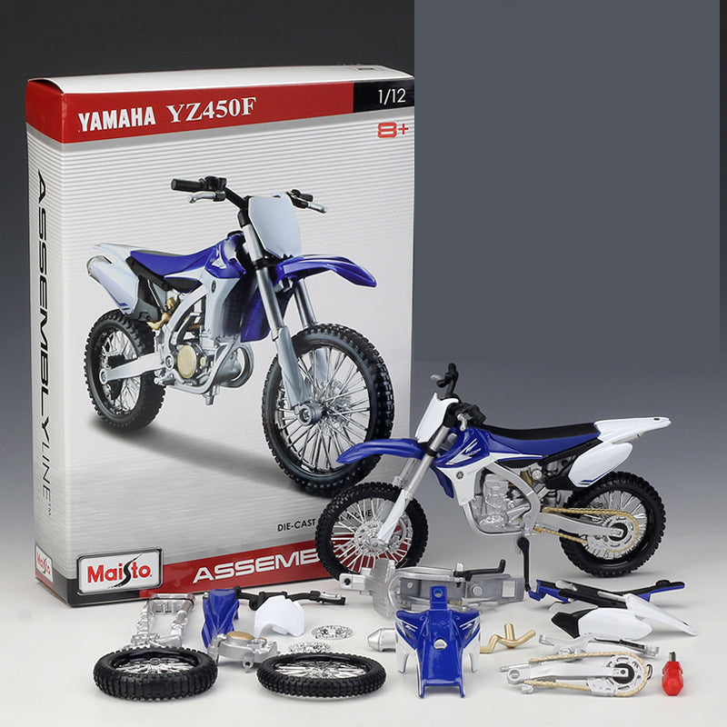 Motorcycle assembly toy