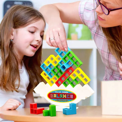 Balance Stacking Building Blocks Game both for Kids & Adults