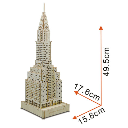 Chrysler Building Wooden Toy