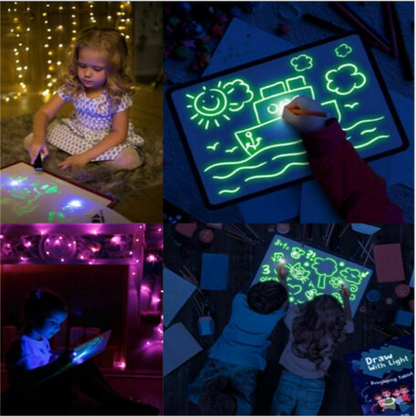 3D Magic 8 Light Effects Puzzle Board Sketchpad