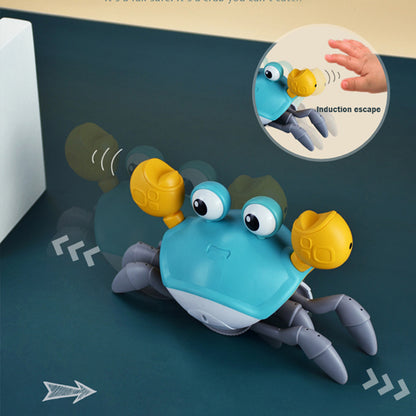 Rechargeable Electric Musical Children's Interactive, learn To Climb Crab Toy