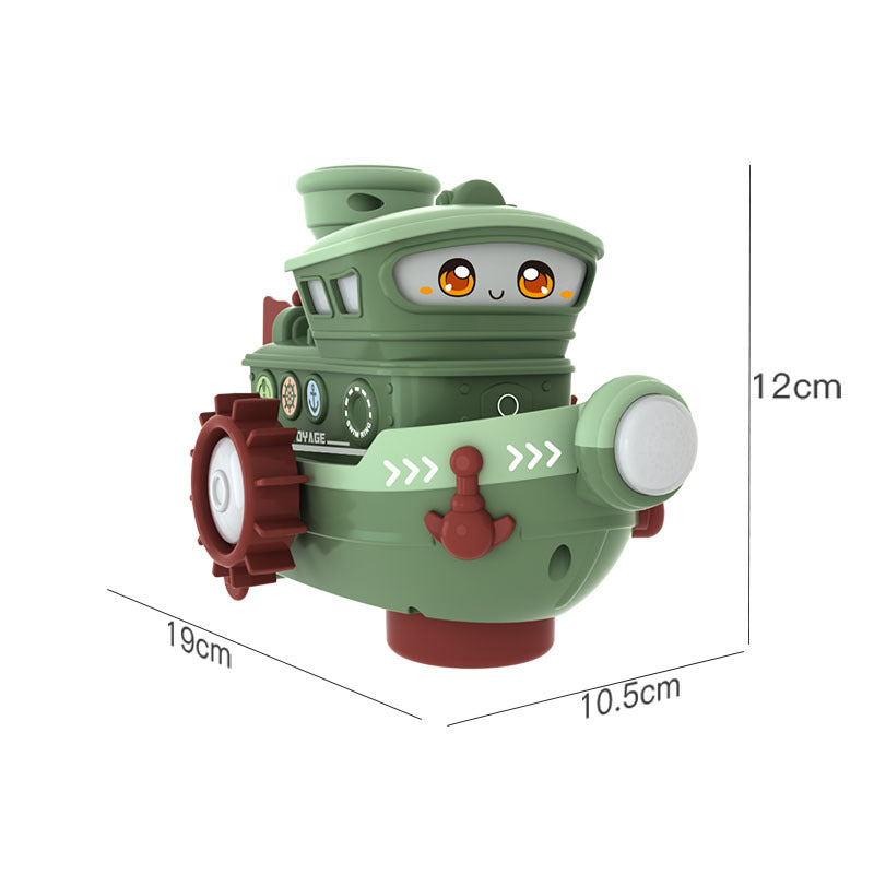 Electric Water Rotating Spray, Cartoon Boat