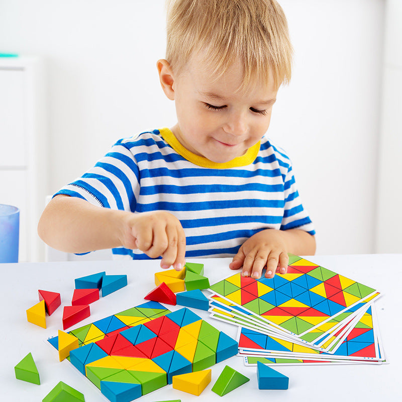 Puzzle blocks logic toy