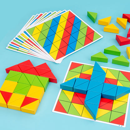 Puzzle blocks logic toy