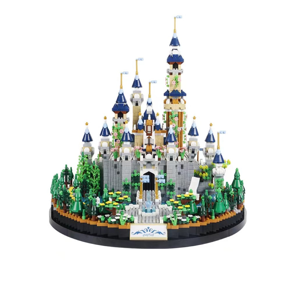 Fairytale Castle Building Series Micro Pieces Assembling Building Block Toy