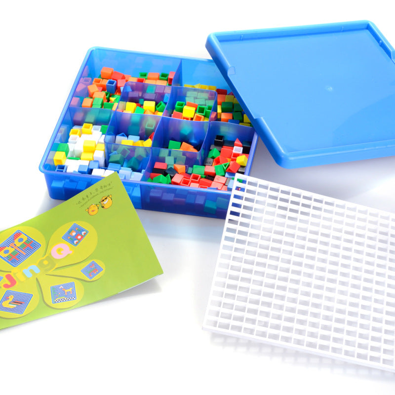 Puzzle building blocks toy